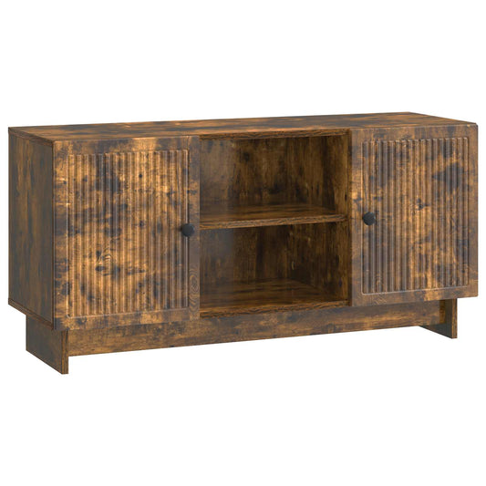 Televizní Skříň 102 X 34,5 X 50 Cm Kouřový Dub Kompozitní Dřevo