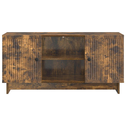 Televizní Skříň 102 X 34,5 X 50 Cm Kouřový Dub Kompozitní Dřevo