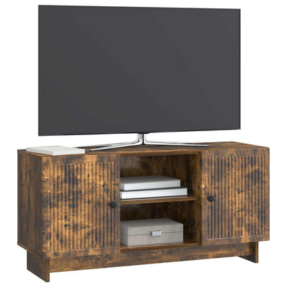 Televizní Skříň 102 X 34,5 X 50 Cm Kouřový Dub Kompozitní Dřevo