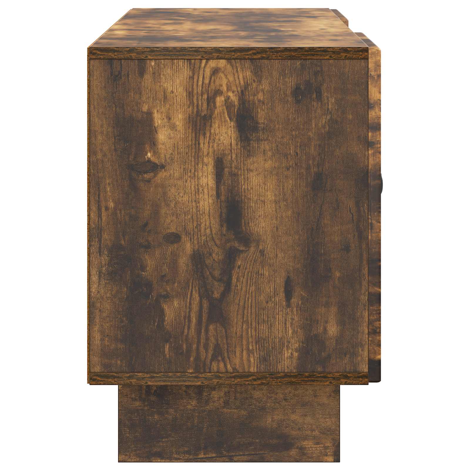 Televizní Skříň 102 X 34,5 X 50 Cm Kouřový Dub Kompozitní Dřevo
