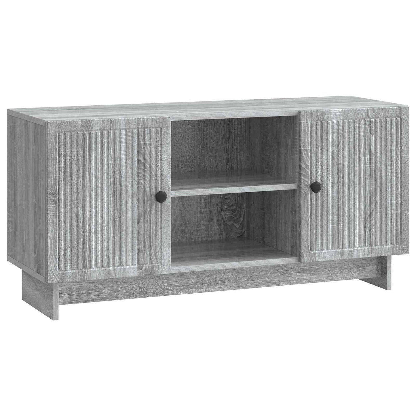 Televizní Skříň 102 X 34,5 X 50 Cm Šedý Sonoma Kompozitní Dřevo