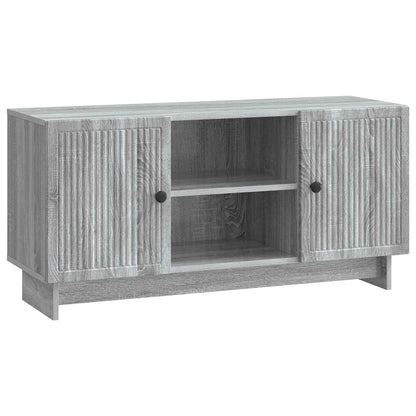 Televizní Skříň 102 X 34,5 X 50 Cm Šedý Sonoma Kompozitní Dřevo