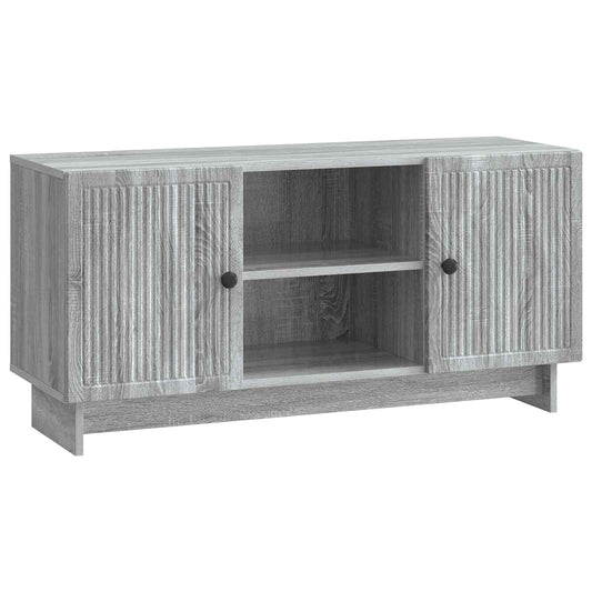 Televizní Skříň 102 X 34,5 X 50 Cm Šedý Sonoma Kompozitní Dřevo