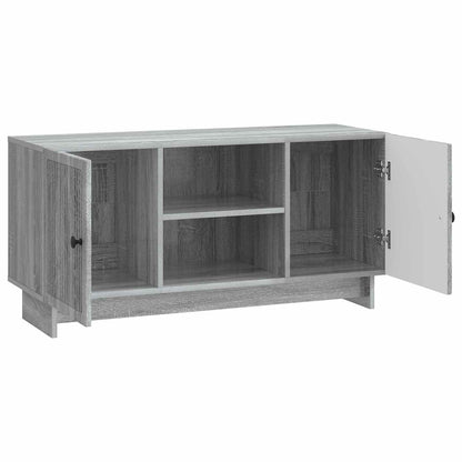 Televizní Skříň 102 X 34,5 X 50 Cm Šedý Sonoma Kompozitní Dřevo
