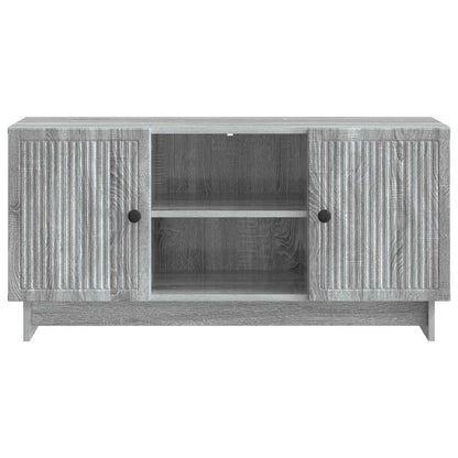Televizní Skříň 102 X 34,5 X 50 Cm Šedý Sonoma Kompozitní Dřevo