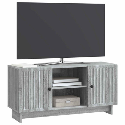 Televizní Skříň 102 X 34,5 X 50 Cm Šedý Sonoma Kompozitní Dřevo