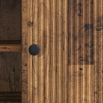 Televizní Skříň 102 X 34,5 X 50 Cm Staré Dřevo Kompozitní Dřevo