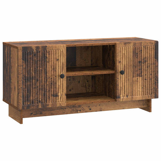 Televizní Skříň 102 X 34,5 X 50 Cm Staré Dřevo Kompozitní Dřevo