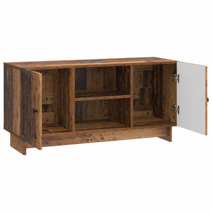 Televizní Skříň 102 X 34,5 X 50 Cm Staré Dřevo Kompozitní Dřevo