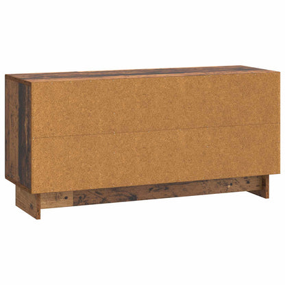 Televizní Skříň 102 X 34,5 X 50 Cm Staré Dřevo Kompozitní Dřevo