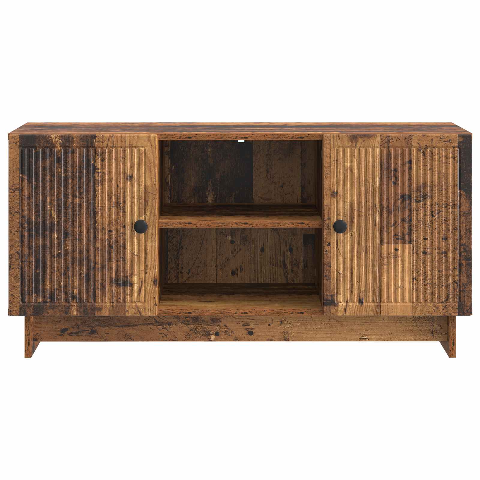 Televizní Skříň 102 X 34,5 X 50 Cm Staré Dřevo Kompozitní Dřevo