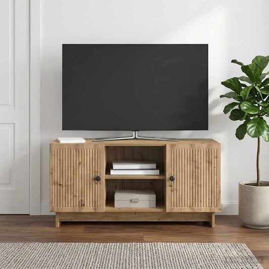 Televizní Skříň 102 X 34,5 X 50 Cm Dub Artisan Kompozitní Dřevo
