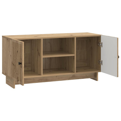 Televizní Skříň 102 X 34,5 X 50 Cm Dub Artisan Kompozitní Dřevo