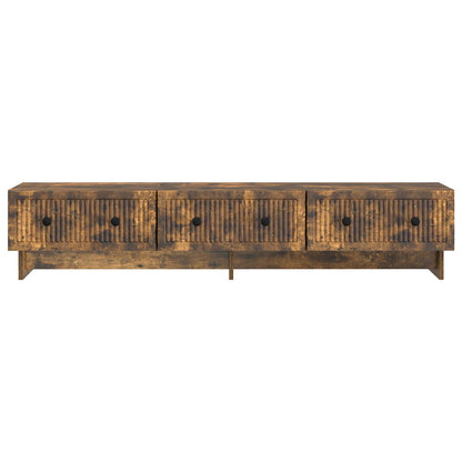 Televizní Skříň Kouřový Dub 147 X 34,5 X 30 Cm Kompozitní Dřevo
