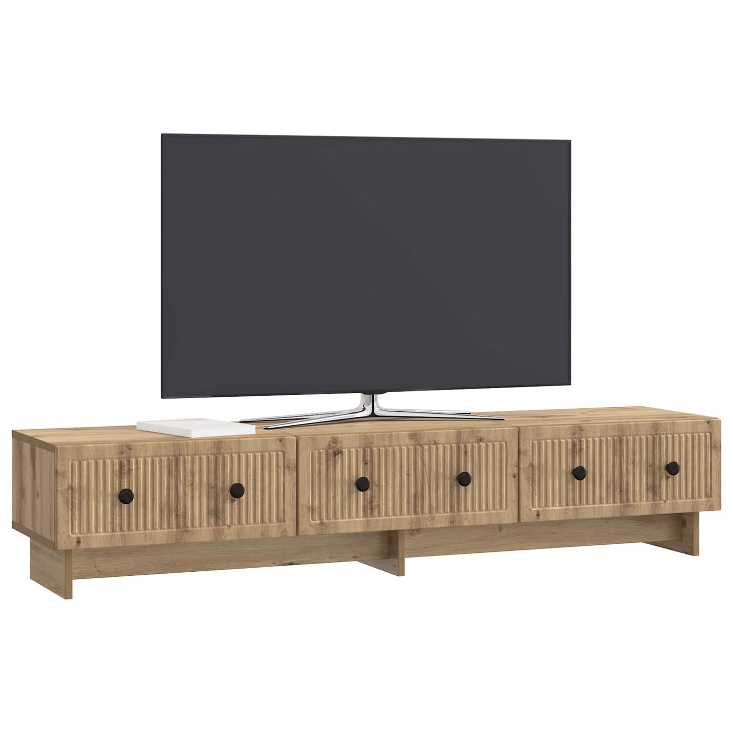 Televizní Skříň 147 X 34,5 X 30 Cm Dub Artisan Kompozitní Dřevo