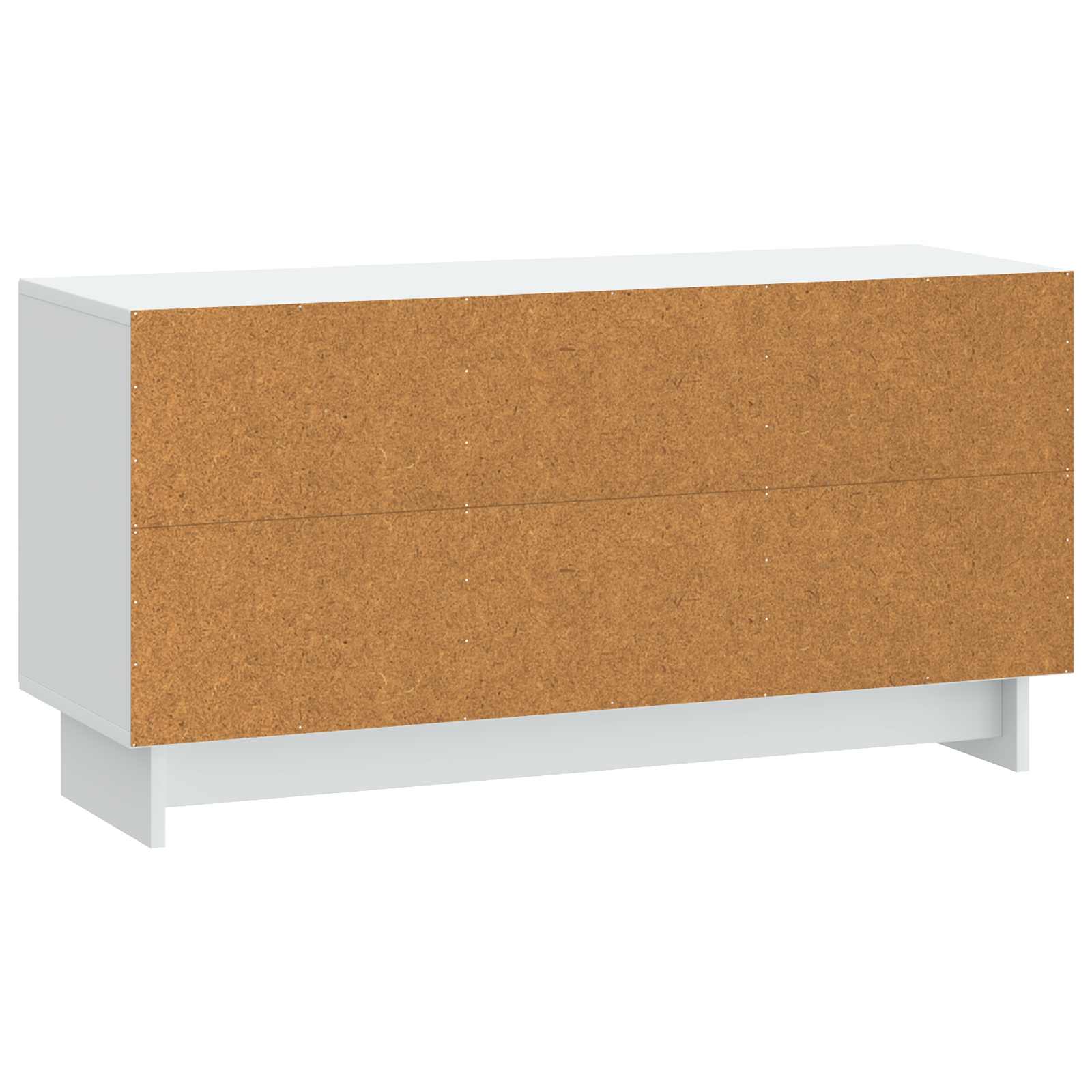 Televizní Skříň Bílá 99 X 34,5 X 50 Cm Kompozitní Dřevo