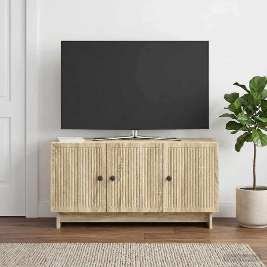 Televizní Skříň Dub Sonoma 99 X 34,5 X 50 Cm Kompozitní Dřevo