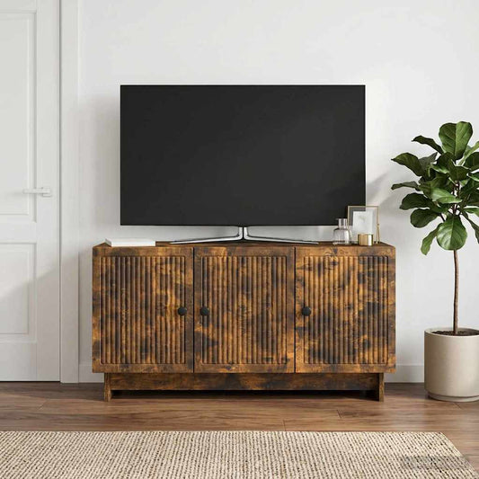 Televizní Skříň Kouřový Dub 99 X 34,5 X 50 Cm Kompozitní Dřevo