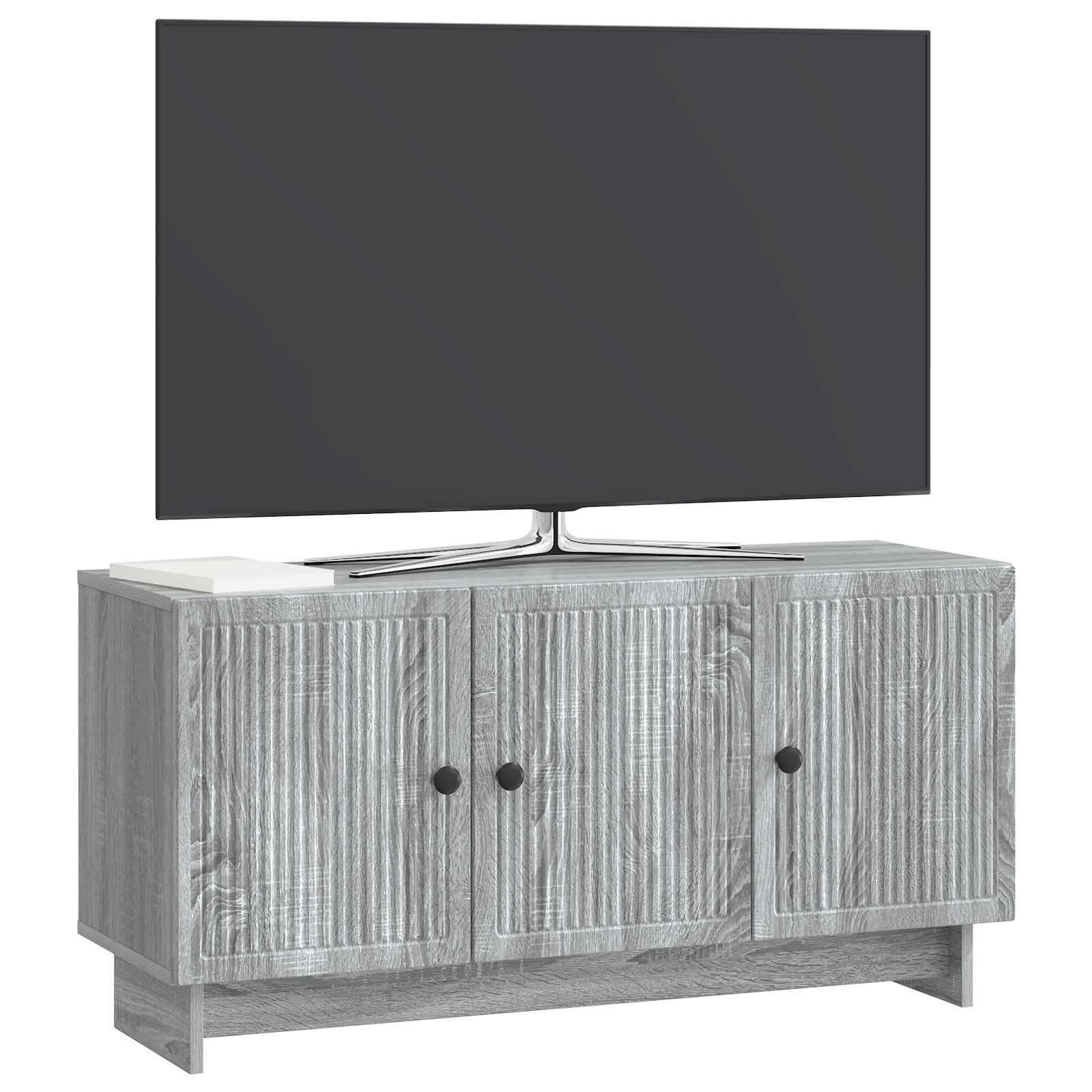 Televizní Skříň Šedá Sonoma 99 X 34,5 X 50 Cm Kompozitní Dřevo