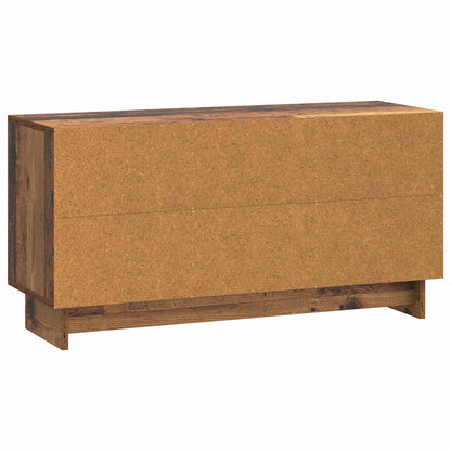 Televizní Skříň Staré Dřevo 99 X 34,5 X 50 Cm Kompozitní Dřevo