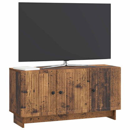 Televizní Skříň Staré Dřevo 99 X 34,5 X 50 Cm Kompozitní Dřevo