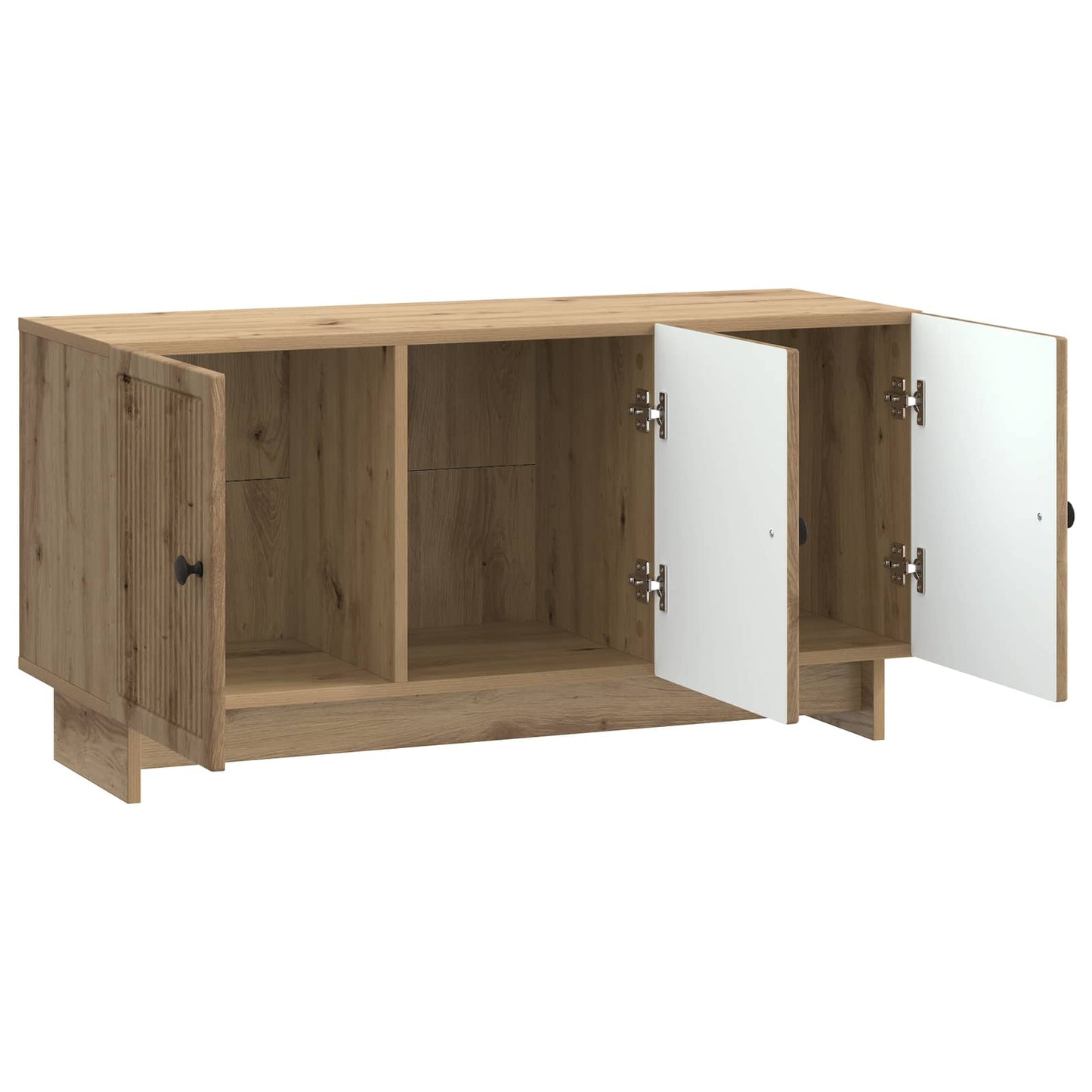 Televizní Skříň 99 X 34,5 X 50 Cm Dub Artisan Kompozitní Dřevo