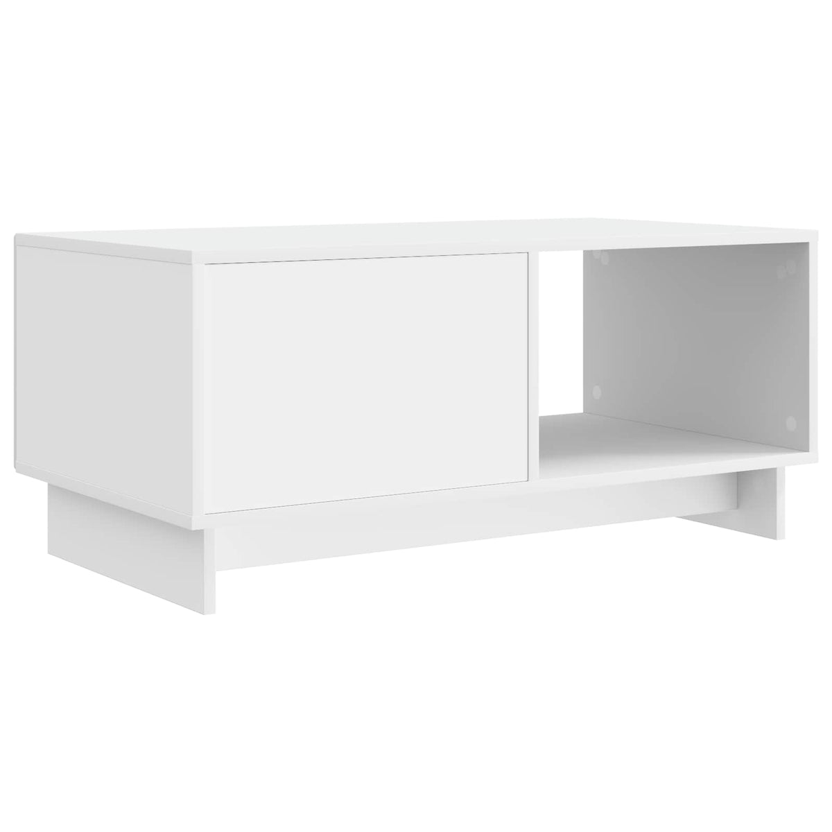 Konferenční Stolek Bílá 90 X 50 X 40 Cm Kompozitní Dřevo