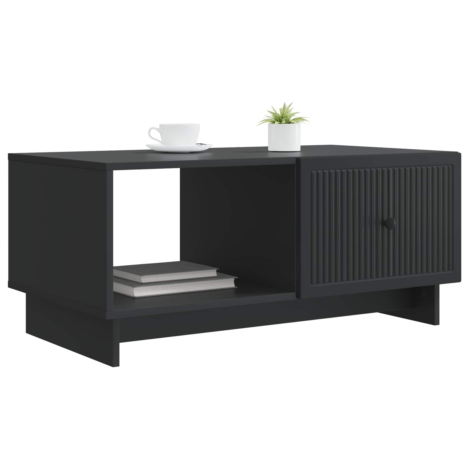 Konferenční Stolek Černá 90 X 50 X 40 Cm Kompozitní Dřevo