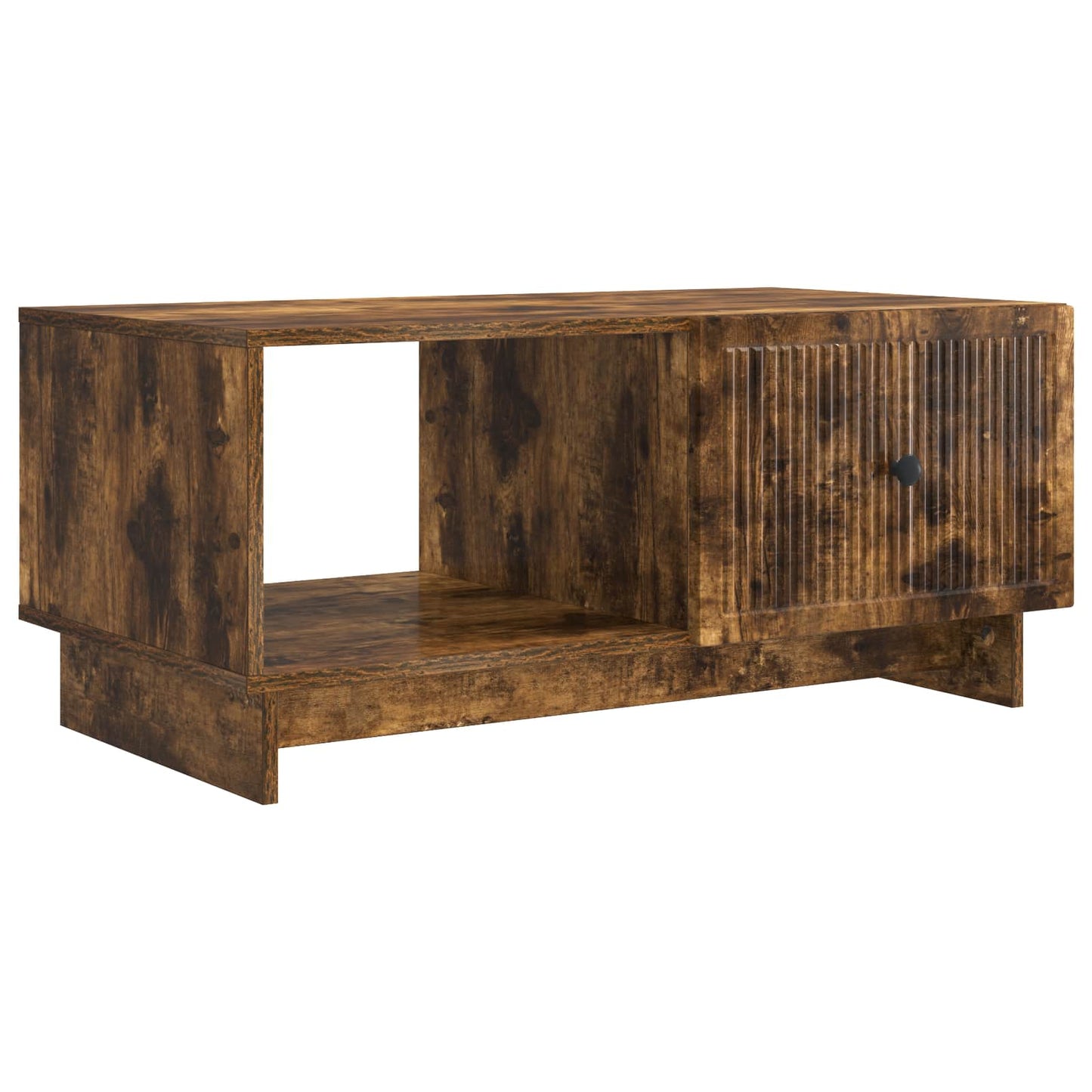 Konferenční Stolek Kouřový Dub 90 X 50 X 40 Cm Kompozitní Dřevo