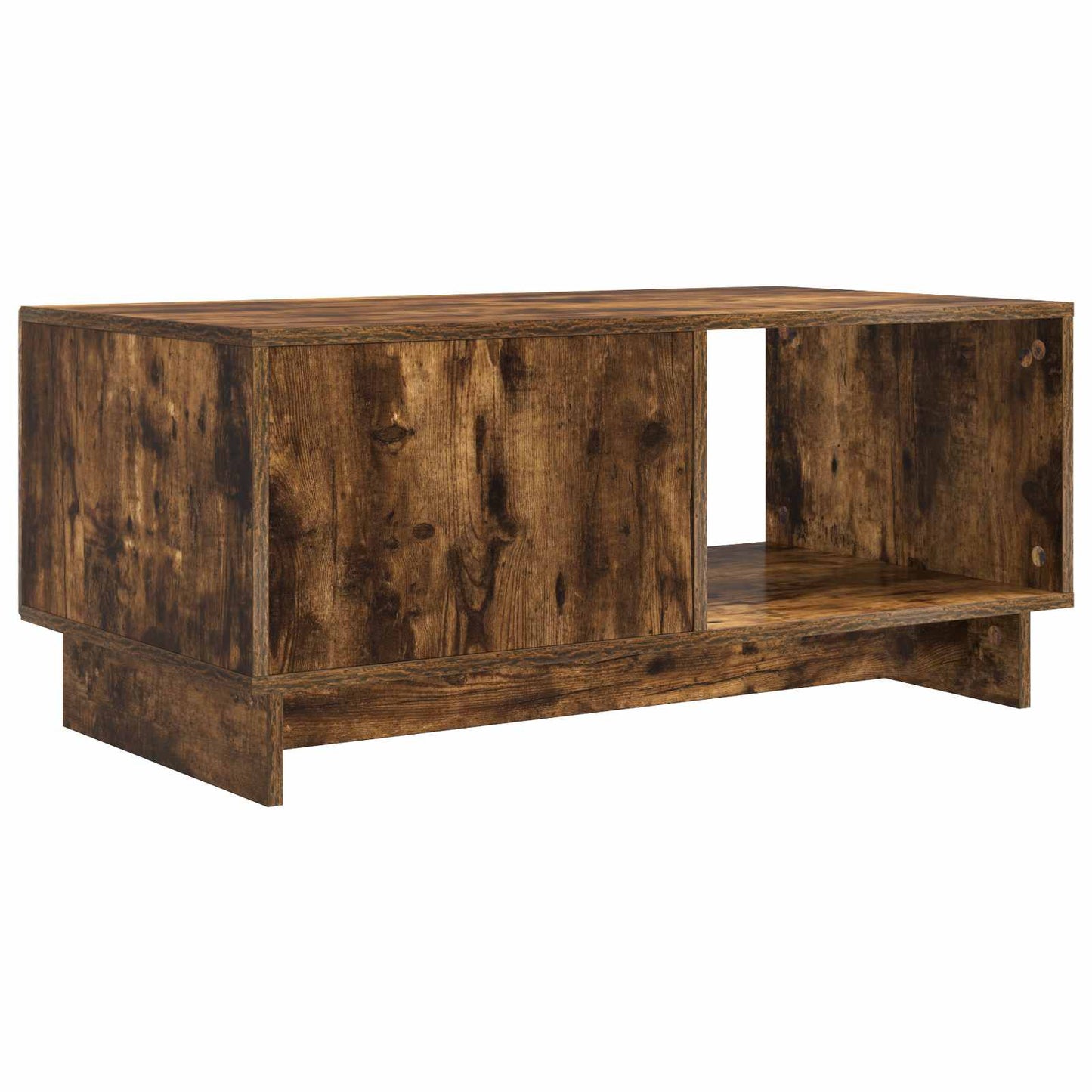 Konferenční Stolek Kouřový Dub 90 X 50 X 40 Cm Kompozitní Dřevo