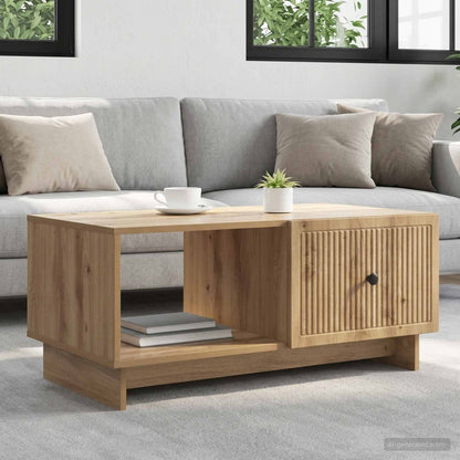 Konferenční Stolek Dub Artisan 90 X 50 X 40 Cm Kompozitní Dřevo