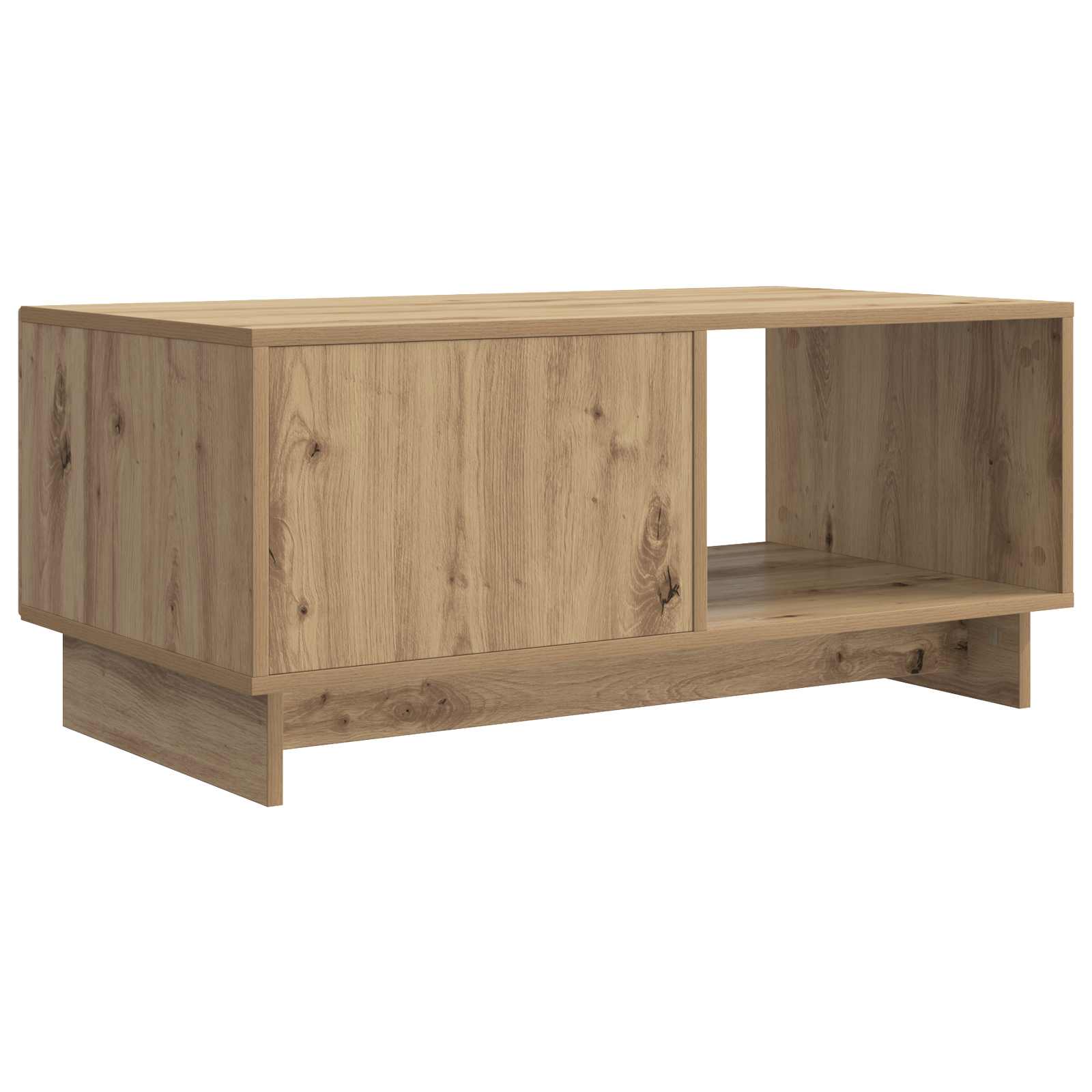 Konferenční Stolek Dub Artisan 90 X 50 X 40 Cm Kompozitní Dřevo