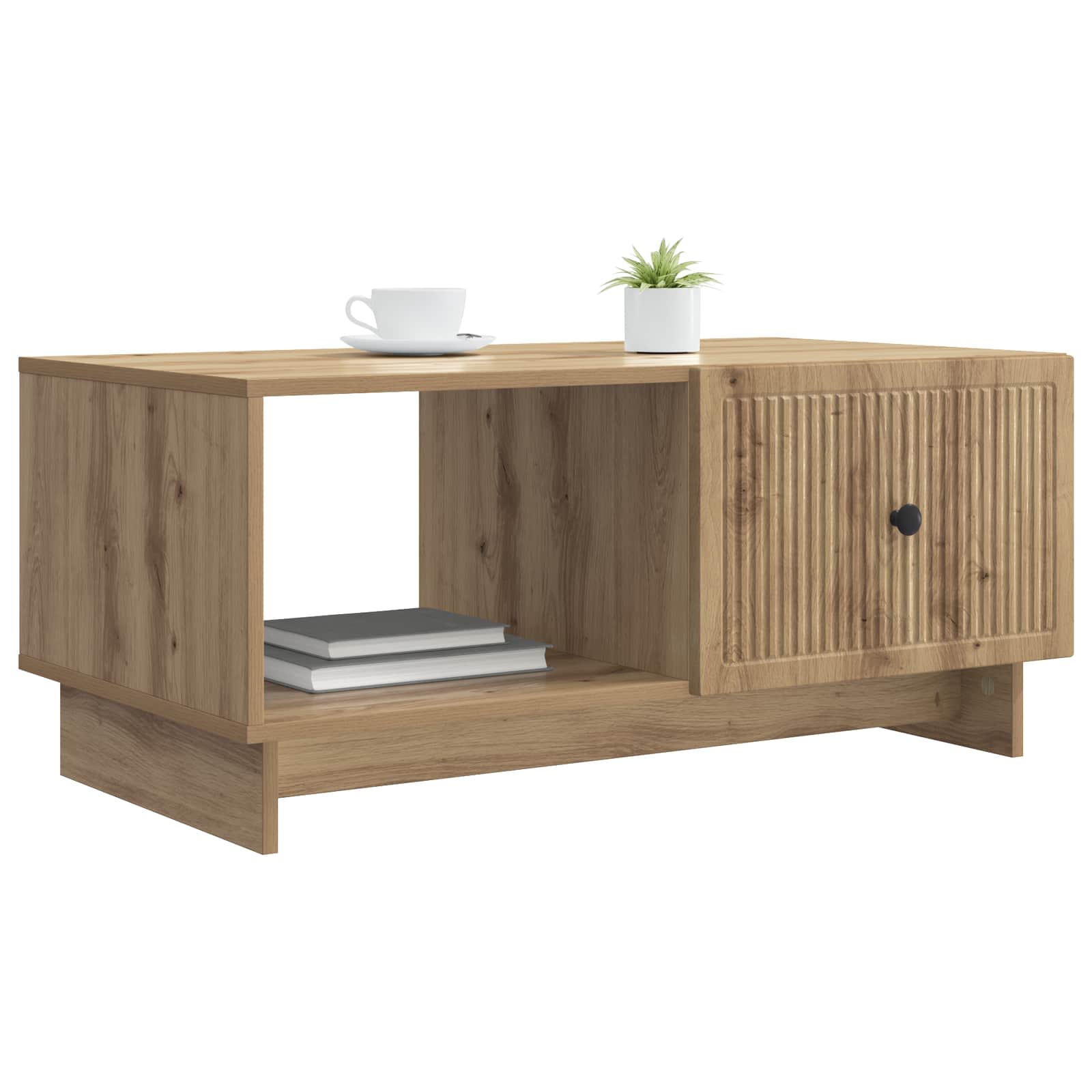 Konferenční Stolek Dub Artisan 90 X 50 X 40 Cm Kompozitní Dřevo
