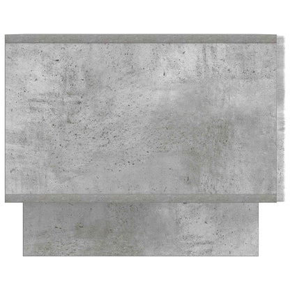 Konferenční Stolek Se Zásuvkou Betonově Šedá 49 X 50 X 40 Cm