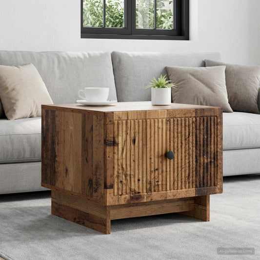 Konferenční Stolek Staré Dřevo 49 X 50 X 40 Cm Kompozitní Dřevo
