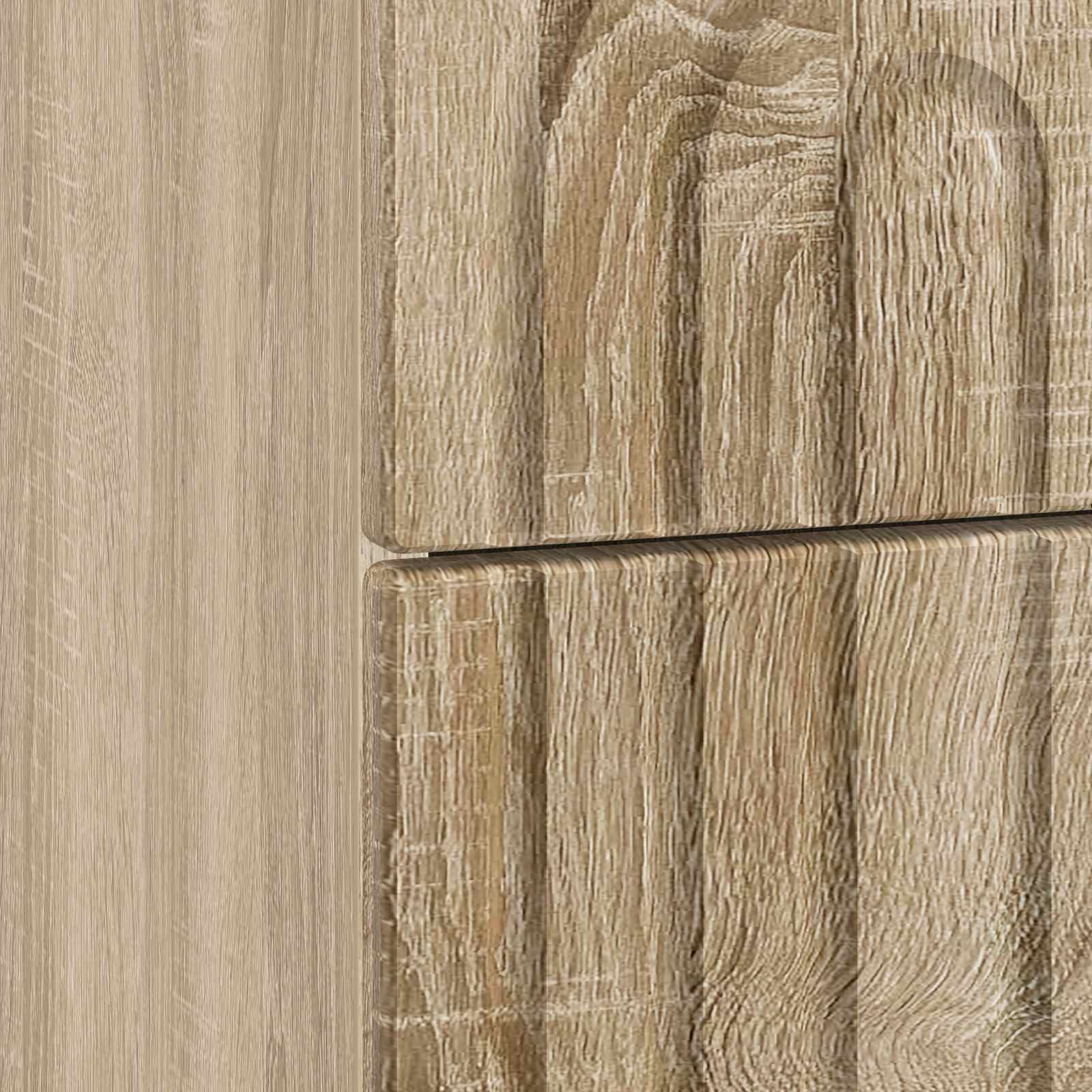 Noční Skříňka Se Zásuvkou 2 Pcs Dub Sonoma 43 X 34,5 X 48 Cm