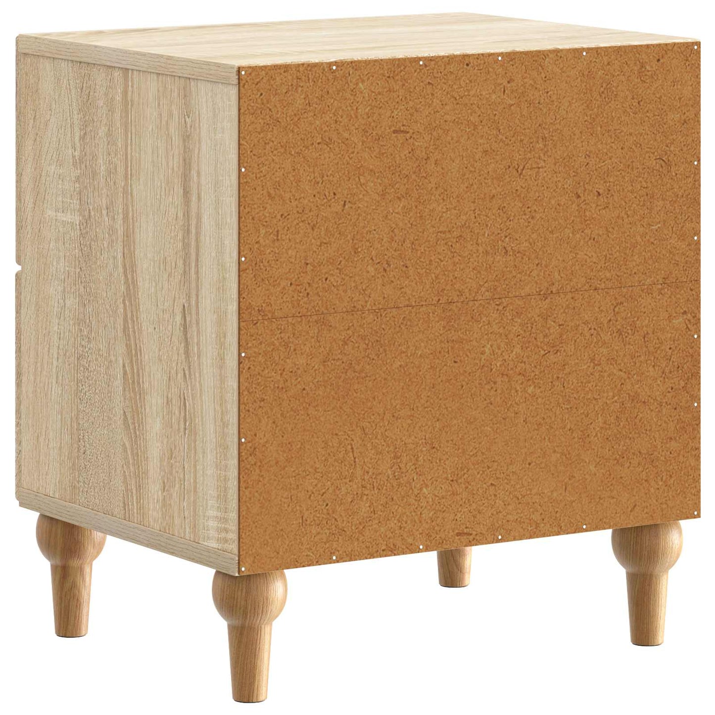 Noční Skříňka Se Zásuvkou 2 Pcs Dub Sonoma 43 X 34,5 X 48 Cm