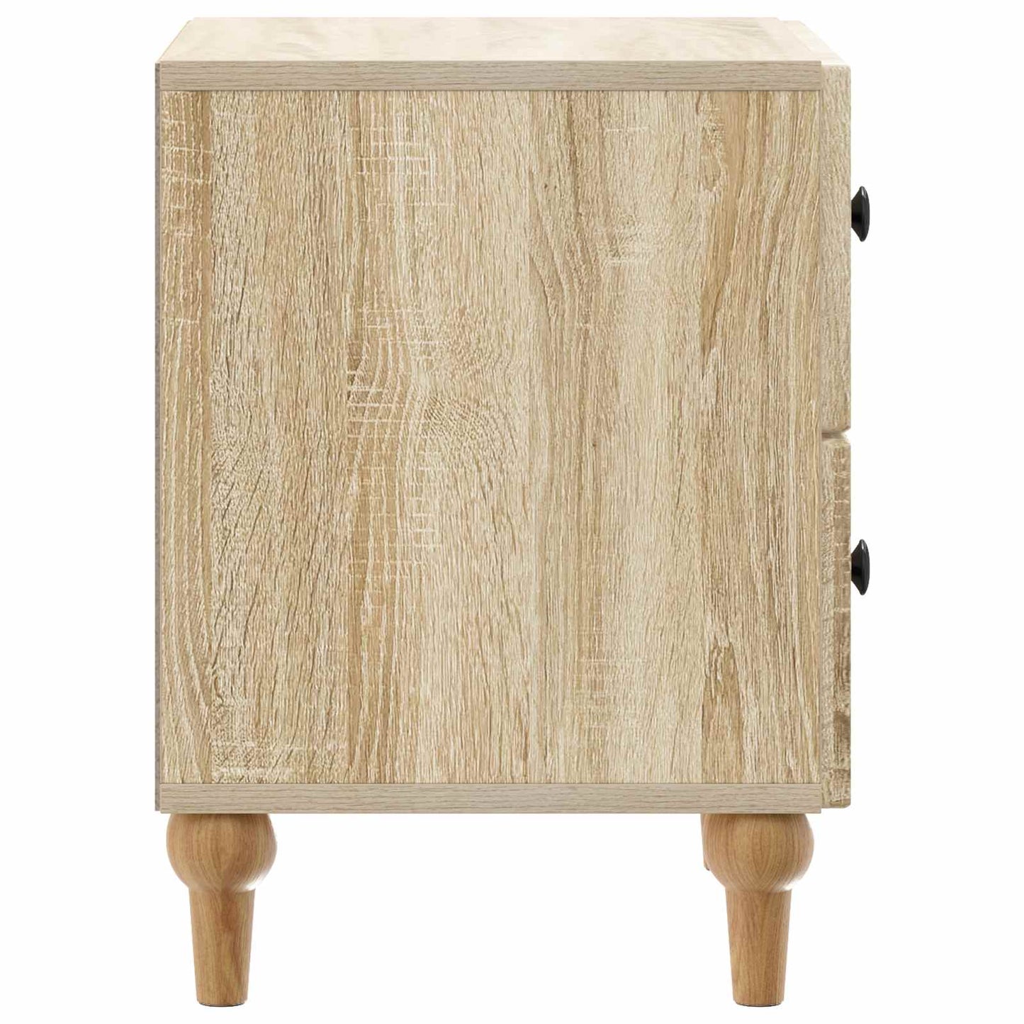 Noční Skříňka Se Zásuvkou 2 Pcs Dub Sonoma 43 X 34,5 X 48 Cm