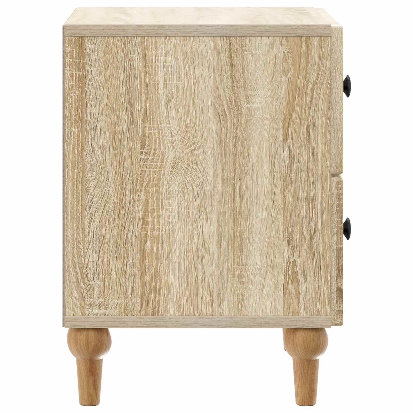 Noční Skříňka Se Zásuvkou 2 Pcs Dub Sonoma 43 X 34,5 X 48 Cm