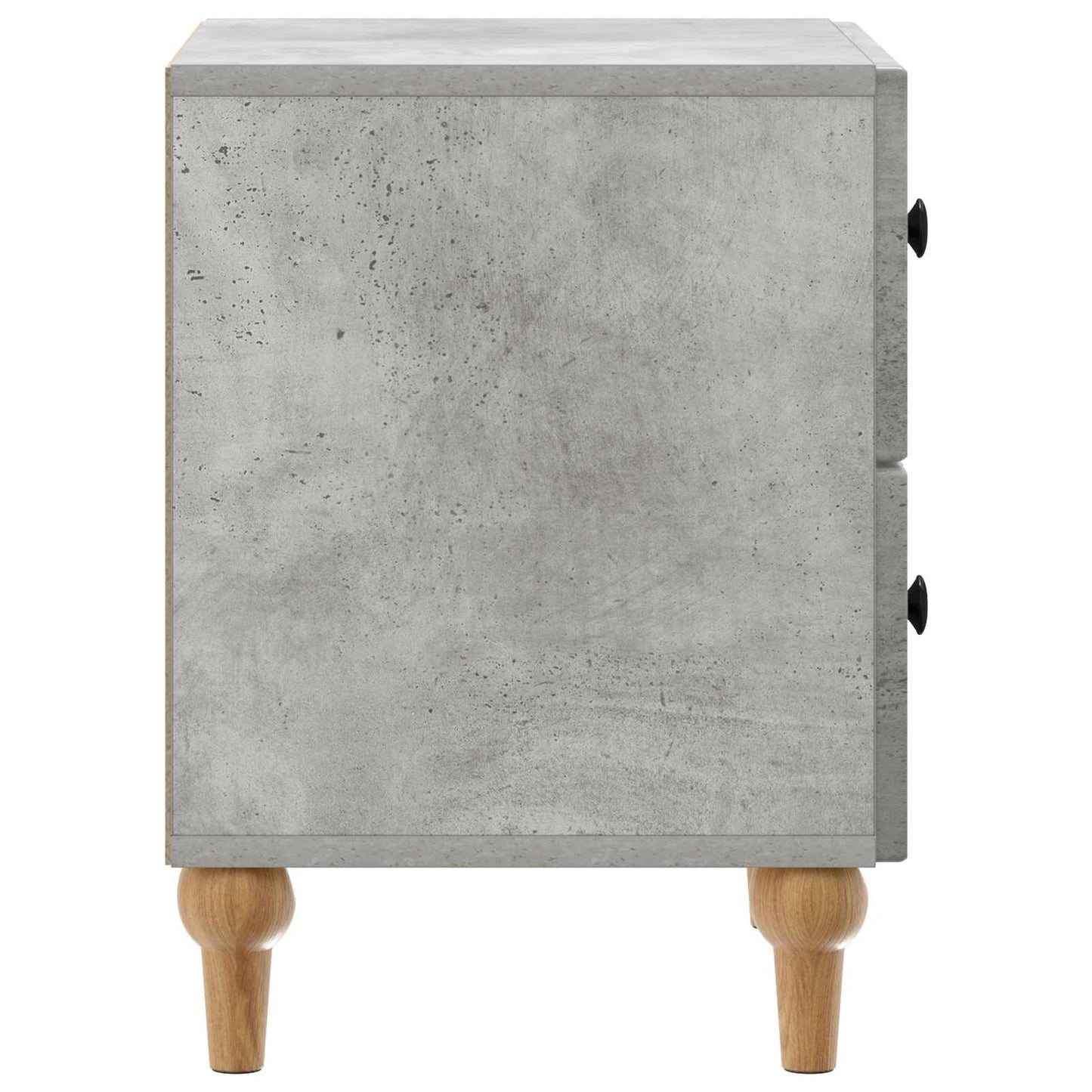 Noční Skříňka Betonově Šedá 43 X 34,5 X 48 Cm Kompozitní Dřevo