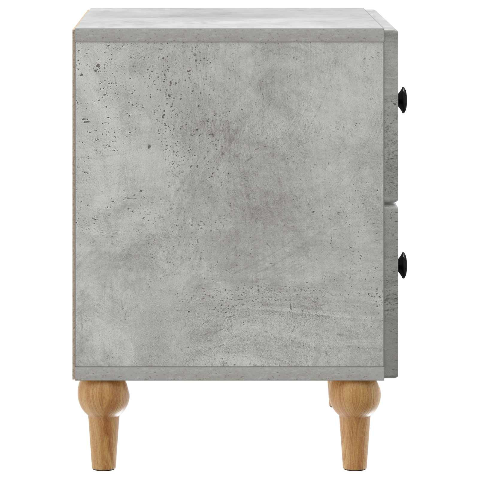 Noční Skříňka Betonově Šedá 43 X 34,5 X 48 Cm Kompozitní Dřevo