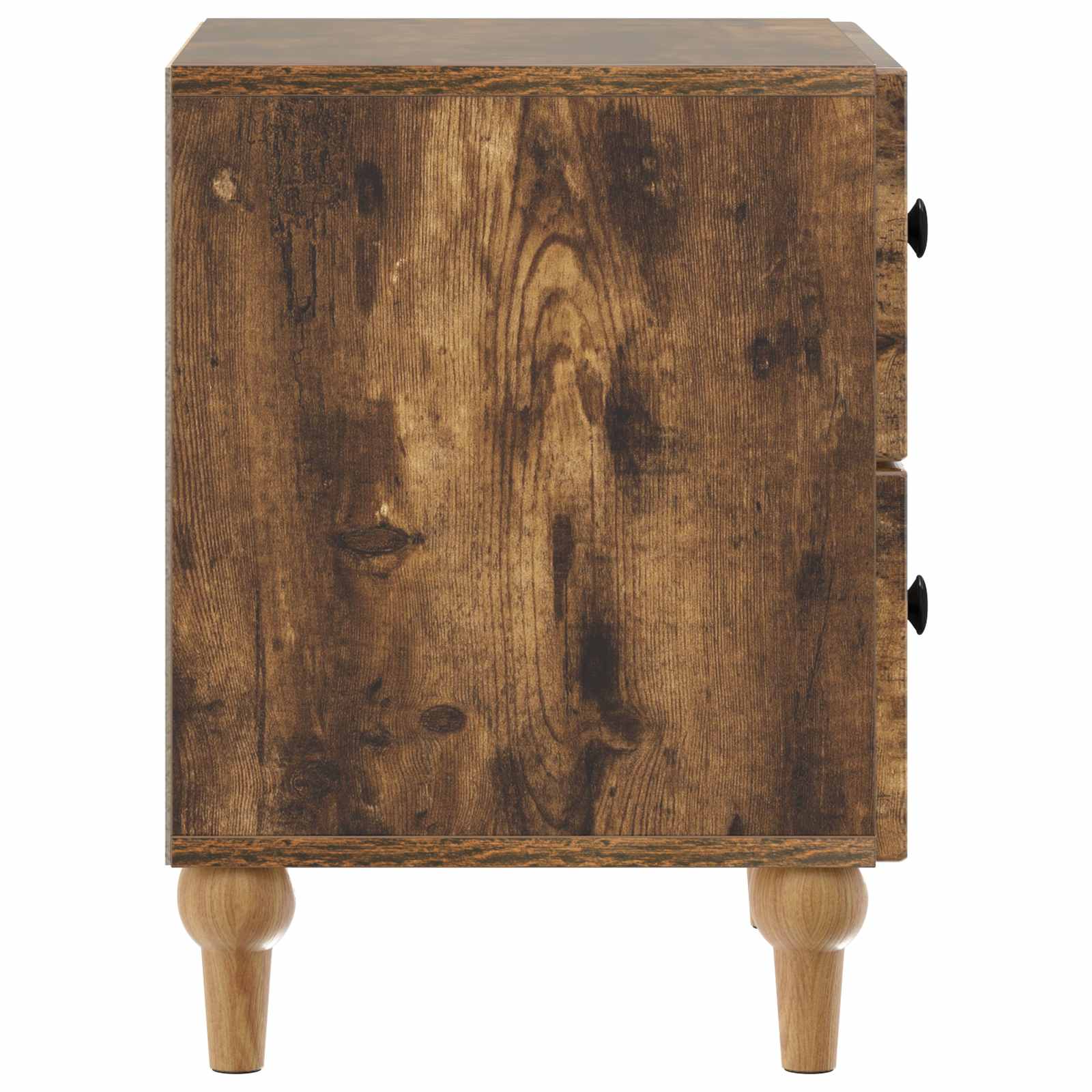 Noční Skříňka Se Zásuvkou 2 Pcs Kouřový Dub 43 X 34,5 X 48 Cm