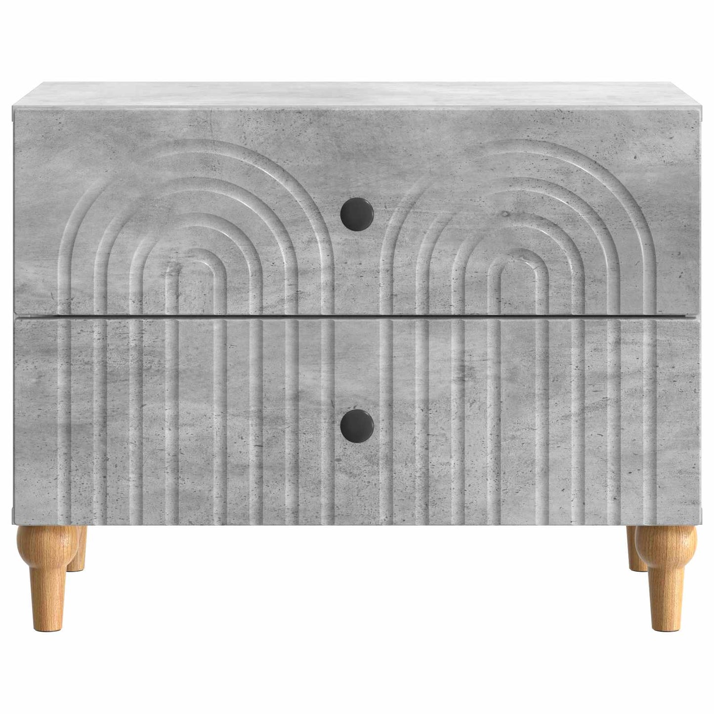 Noční Skříňka Betonově Šedá 62 X 34,5 X 48 Cm Kompozitní Dřevo
