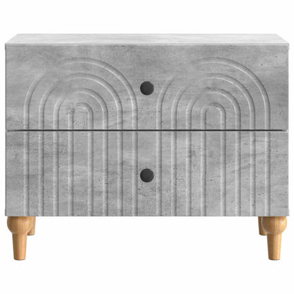 Noční Skříňka Betonově Šedá 62 X 34,5 X 48 Cm Kompozitní Dřevo