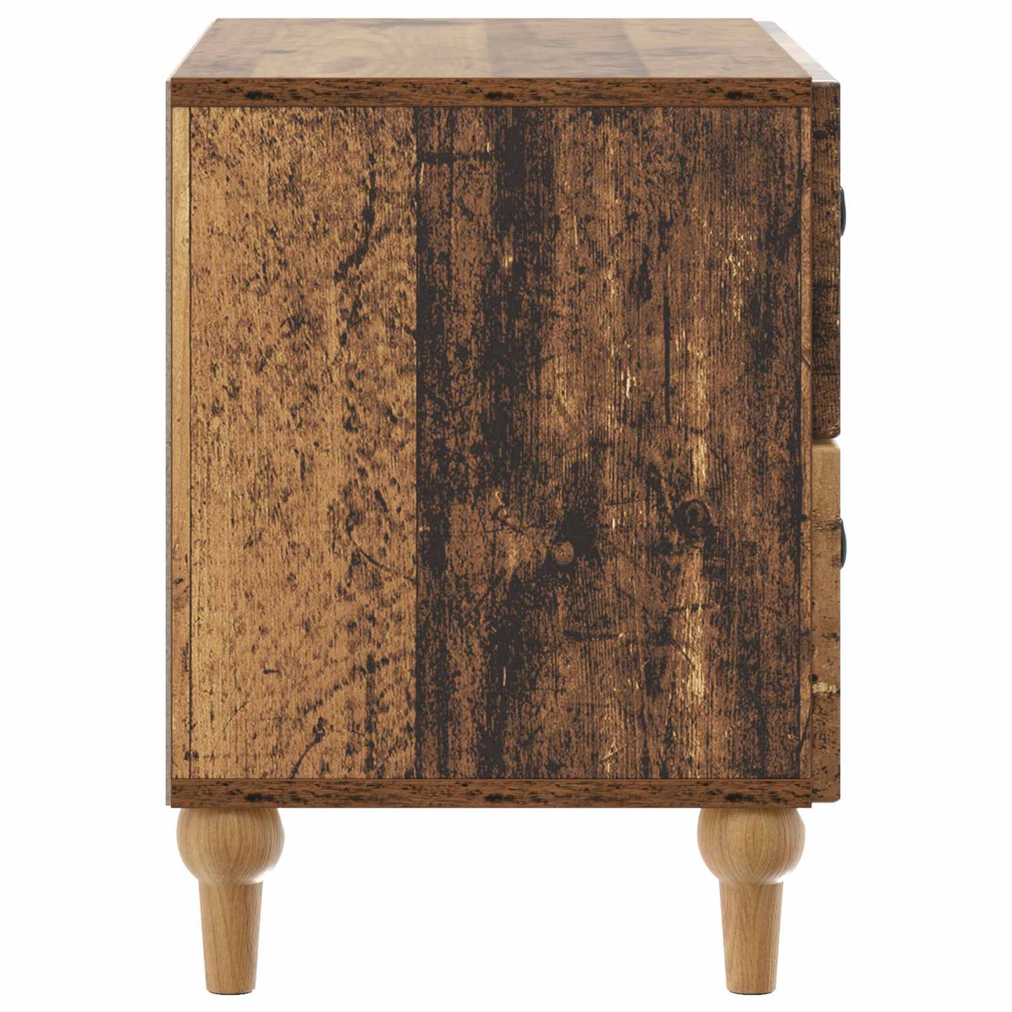 Noční Skříňka Staré Dřevo 62 X 34,5 X 48 Cm Kompozitní Dřevo