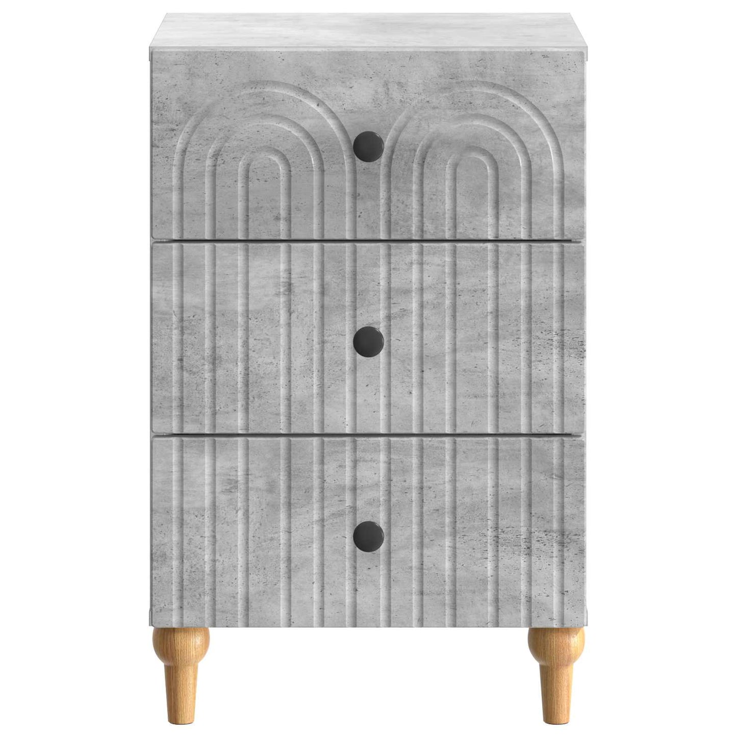 Noční Skříňka Betonově Šedá 43X 41 X 66,5 Cm Kompozitní Dřevo