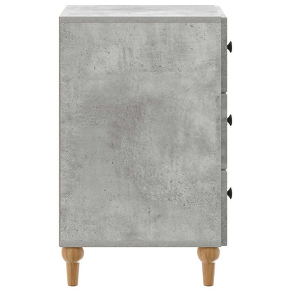Noční Skříňka Betonově Šedá 43X 41 X 66,5 Cm Kompozitní Dřevo