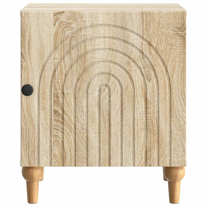 Noční Skříňka 2 Pcs Dub Sonoma 43 X 34,5 X 50 Cm