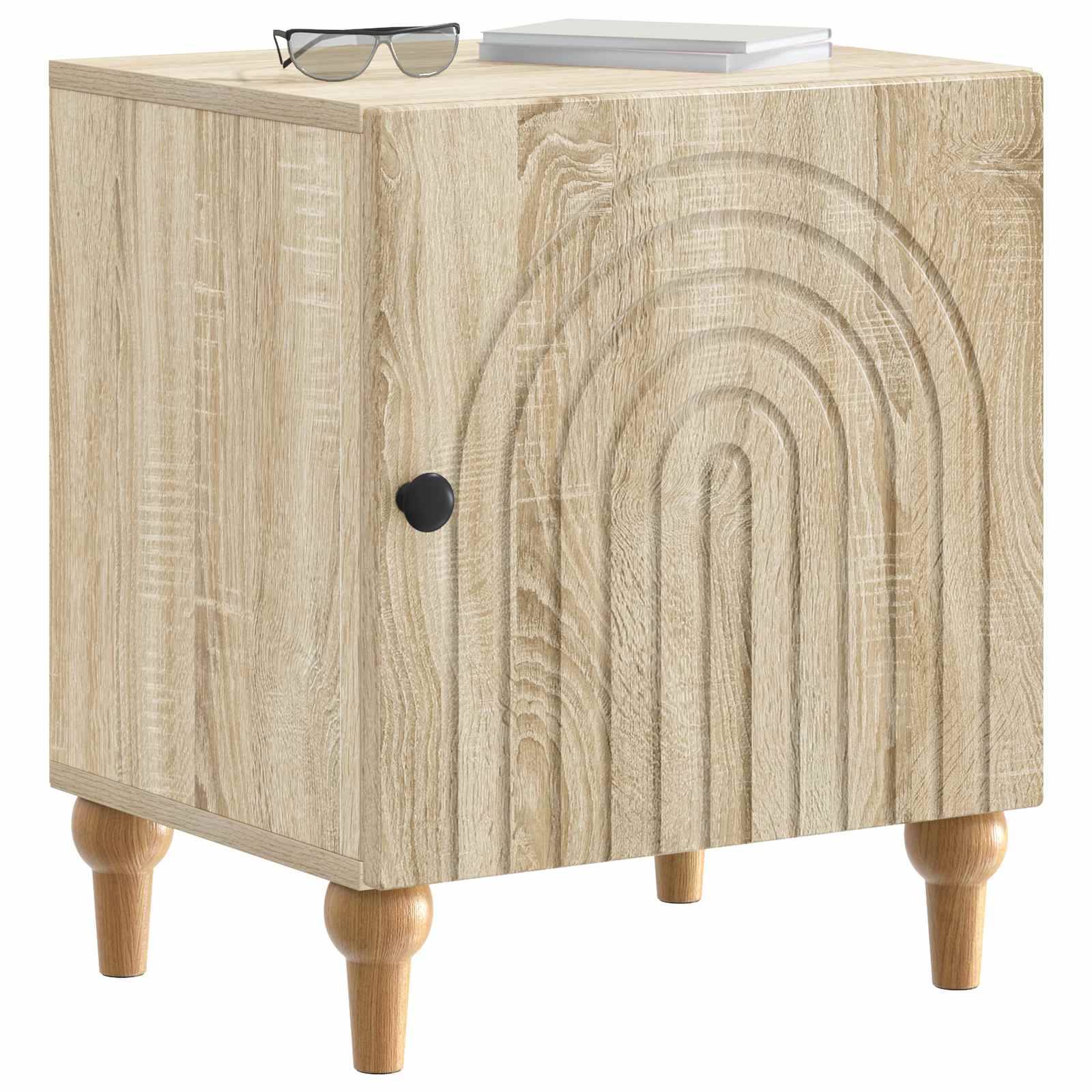 Noční Skříňka 2 Pcs Dub Sonoma 43 X 34,5 X 50 Cm