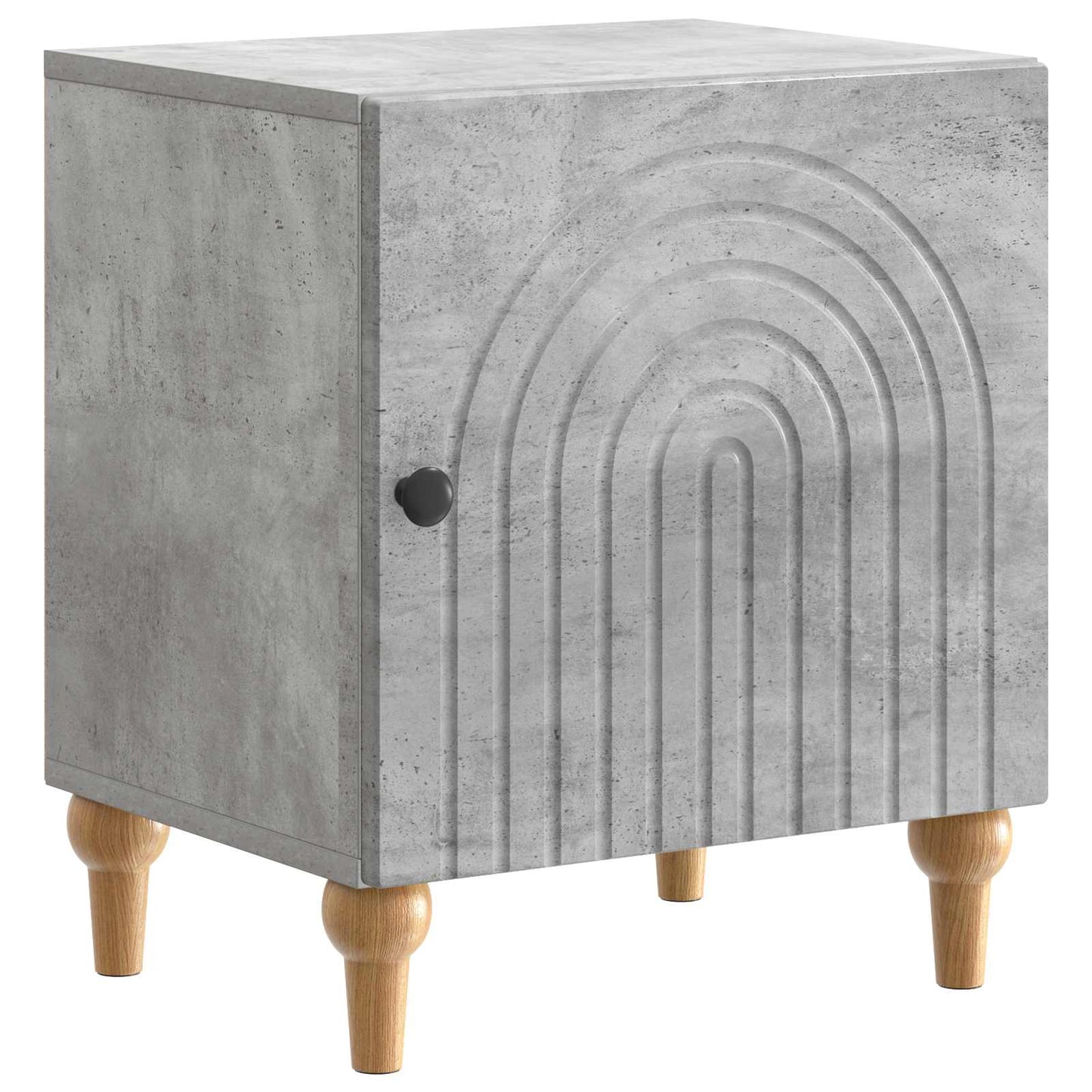 Noční Skříňka 2 Pcs Betonově Šedá 43 X 34,5 X 50 Cm